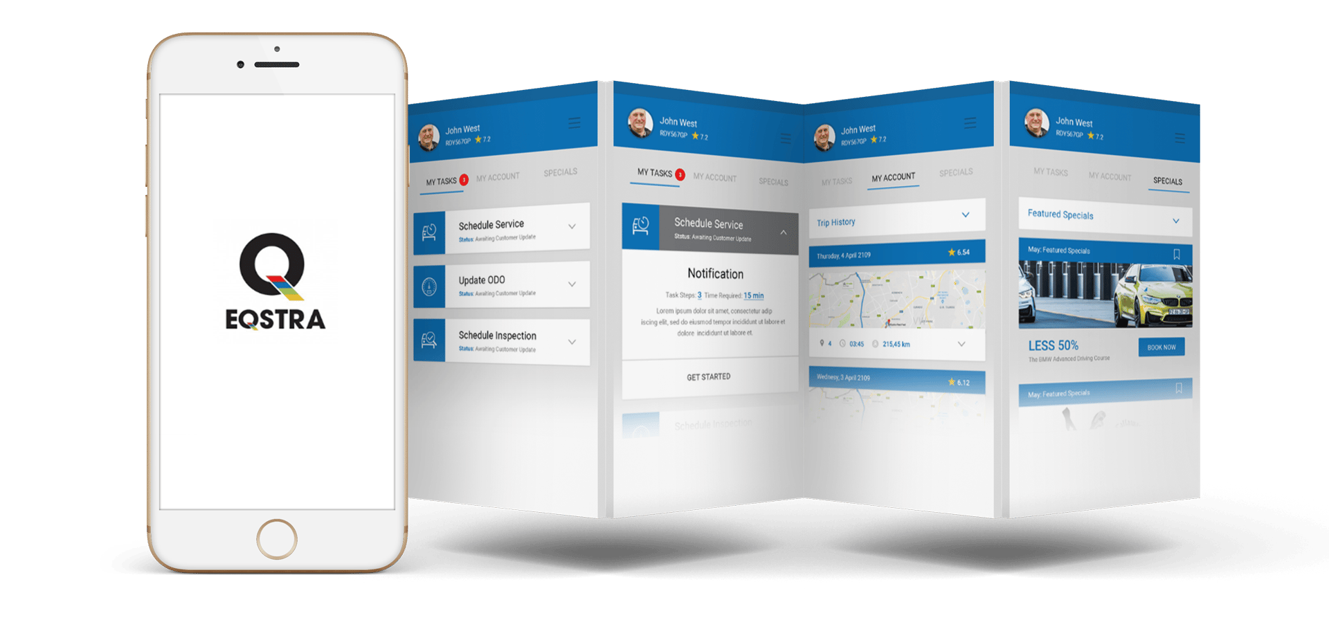 EQSTRA Fleet Management app